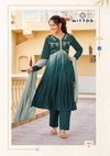 Kalika By Mittoo Alia Cut Embroidery Kurti With Bottom Dupatta Wholesale Clothing Suppliers In India
